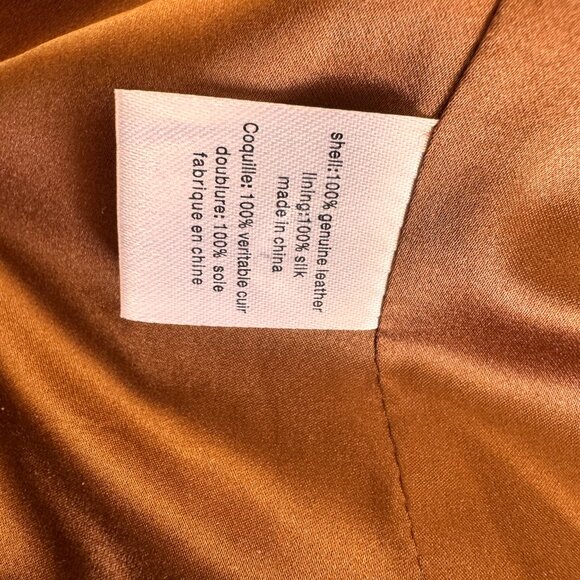 Designer - ADAM BY ADAM LIPPES Leather Evening Jacket Size 4 to 6 - Picture 7 of 8